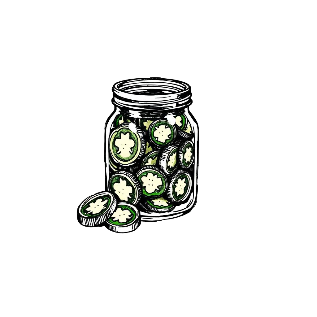 Pickled jalapeños